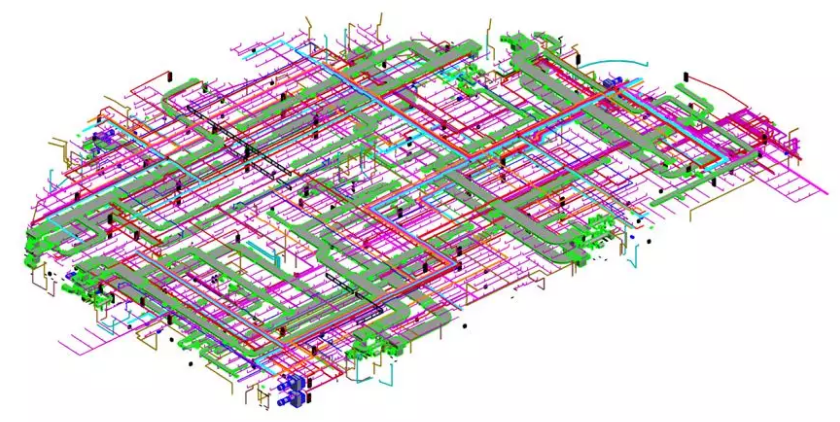 徠卡ICR80建筑BIM版全站儀在某項目MEP放樣應用